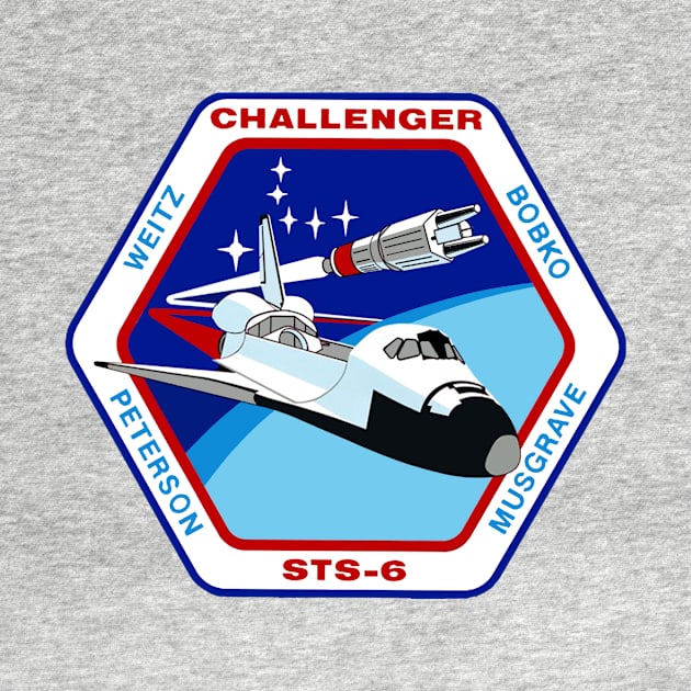 STS-6 Mission Patch by Spacestuffplus